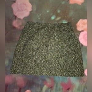 Outback Red Black and Tan Wool Mini Skirt